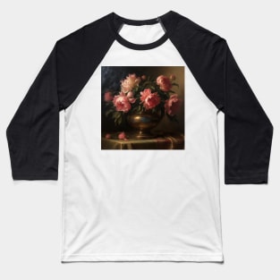 Antique Peonies II Baseball T-Shirt